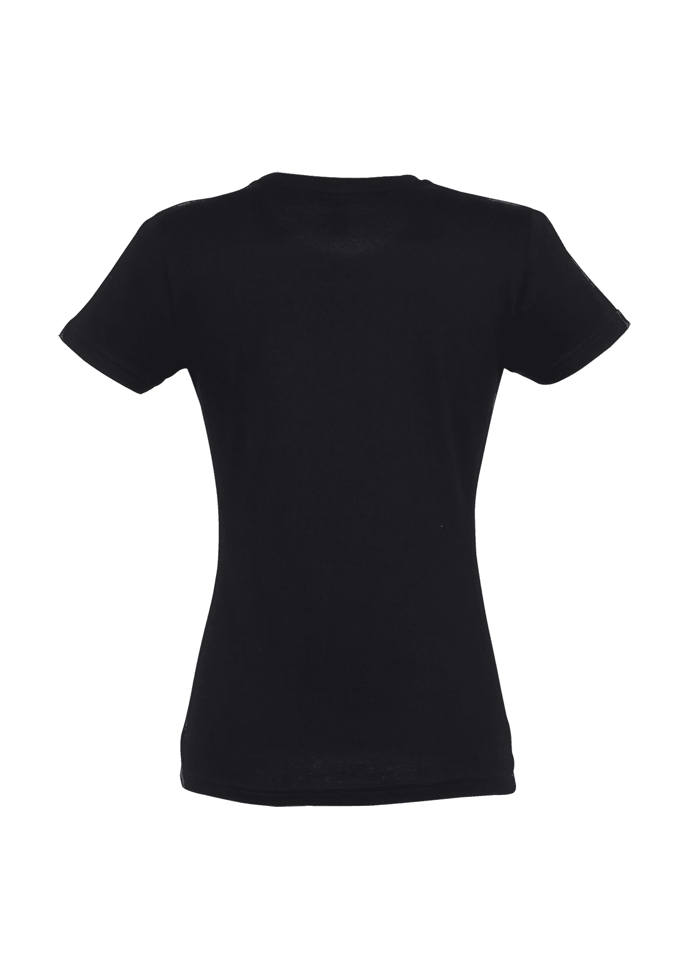 Camiseta negra para mujer 190g 015 TOMA 2 ALICANTE - TOM15-IMPERIALFEMMENOIRDOS